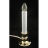 Northlight 9" Pre-Lit White and Gold C7 Christmas Candle Lamp with Sensor - image 3 of 4