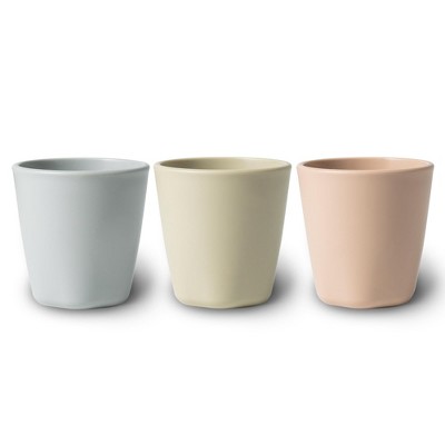 Image of Tiny Twinkle Tableware 3-Pack Cups/Tumblers Set, BPA-Free for Kids and Toddlers (Grey, Pistachio, Tan)