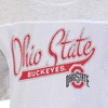 NCAA Ohio State Buckeyes Women's White Mesh Yoke T-Shirt - image 3 of 3