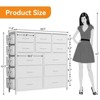 Dresser for Bedroom,Cloth Storage Tower with 12 Drawers,12 Drawers Storage Tower,Chest of Drawers with Bins - 3 of 4