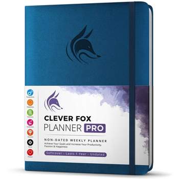 Undated Planner PRO Weekly 8.5"x11" Mystic Blue - Clever Fox