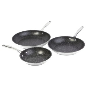 Curtis Stone Dura-Pan+ 3-piece Frypan Set Refurbished - 1 of 3