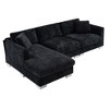 YOOCOZZ L-Shaped Chenille Sectional Sofa with Chaise Lounge and Wide Supporting Feet - 2 of 4