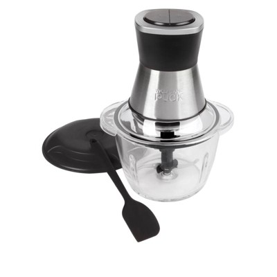 Kitchen Hq Mini Chopper With 34 Oz. Glass Bowl Refurbished Black : Target