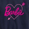 Boys' - Barbie - Barbie Arrow Heart Logo Graphic Long Sleeve Fleece Sweatshirt - 2 of 4