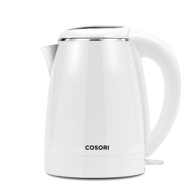 Cosori Original 1.7L Double-Wall Electric Kettle with Bonus Coasters - White