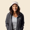 Dalix Astronaut Embroidered Fleece Zip Washed Hoodie Cold Fall Winter Women - 3 of 4