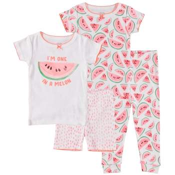 Cutie Pie Baby Girl Toddler and Infant Pajama Sleeper Set