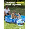 Joyfy 48/63" Foldable Dog Pet Pool, Portable Thick PVC Kiddie Pool, Kiddie Bathing Tub Indoor Outdoor with Drain for Pets and Backyard Play with Kids - 3 of 4