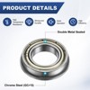Unique Bargains Chrome Steel Durable Multipurpose Use Flanged Ball Bearing - 2 of 4