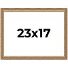 PosterPalooza | 23x17 Wood Antique Frame with UV Acrylic, 4 Finishes: Bronze, Gold, Silver, and Black - 2 of 4