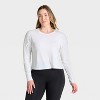 Women's Beyond Ease Cropped Long Sleeve Top - All In Motion™ - 4 of 4