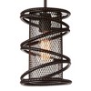 CWI Lighting Darya 1 Light Down Mini Pendant With Brown Finish - 2 of 4