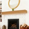 SEVOBAL Decorative Wall Shelf 48'' Floating Fireplace Mantel Solid Fir Wood Shelf for Living Room and Home Decor, Brown, 48"*9"*6" - 3 of 4