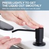 WOWOW Single-Handle Pull Down Kitchen Faucet with Soap Dispenser in Matte Black - 3 of 4