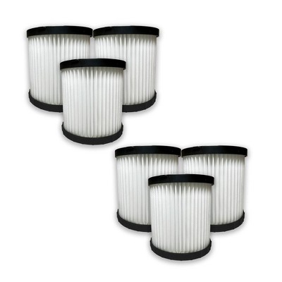 Nispira DCV5801H HEPA Vacuum Filter for DeWalt Wet Dry DCV580 DCV581 DCV581H 6 Pack
