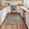 Machine Washable Modern Plaid Area Rug Soft Non Slip Rug Indoor Accent Decorative Printed Rug Low Pile Foldable Carpet for Living Room Bedroom - 3 of 4
