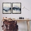 Stupell Industries Mysterious Abstract Obscure Watercolor 2pc Floating Frame Art Set - 2 of 4