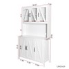 NicBex 70.87 Inch Kitchen Pantry Storage Cabinet with 6 Doors and Shelves for Dining Room,Bathroom,Kitchen,White - 3 of 4