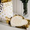 Pavilion Gift Company - Pawprints - 11" Heart Garden Stone - Stepping Stones and Pathways - 3 of 4