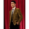 Lars Amadeus Men's Single Breasted Wedding Party Metallic Shiny Sport Coats - 2 of 4