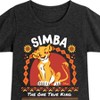 Girls' - Disney - Simba Fitted Short Sleeve Graphic T-Shirt - image 2 of 4