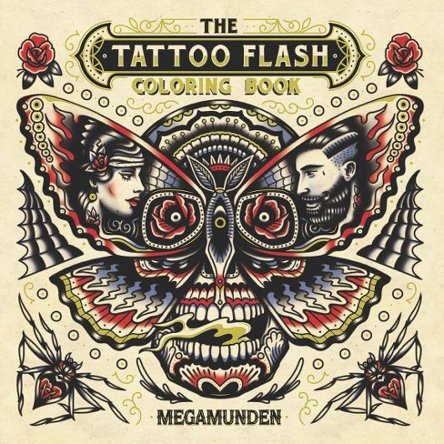 The Tattoo Flash Coloring Book - (Paperback)