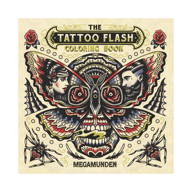 The Tattoo Flash Coloring Book - (Paperback), 1 of 2