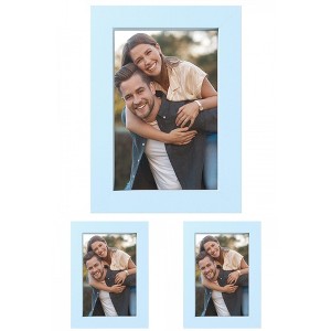 REGALWOVEN Rustic Table Top Farmhouse Texture Distressed Photo Frames Picture Frame - 1 of 4