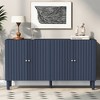 NicBex 58.1 Inch Sideboard Cabinet Modern Minimalist 4 Doors Buffet Cabinet Kitchen Coffee Bar Cabinet - 2 of 4