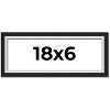 PosterPalooza | Panoramic Flat Silver Picture Frame - UV Acrylic, Foam Board Backing, Hanging Hardware - 2 of 4