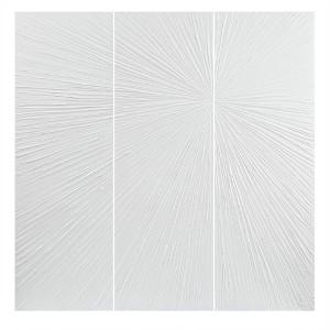 Madison Park (Set of 3) 15"x45" Sunburst Hand Painted Triptych Dimensional Resin Wall Art Set - 1 of 4