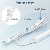 40 Pack LED Shop Lights Linkable,4FT 6500K Super Bright White,18W 1800LM, for Garage,Workshop and Ceiling,Corded Electric with ON/Off Switch - 3 of 4