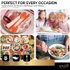 Plastic Spoons Disposable 50 Pack, Heavy Duty Plastic Silverware, Plastic Cutlery Ideal for Hot and Cold Food, Plastic Utensils - SparkSettings - 4 of 4