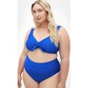Women's Plus Size Valencia Underwire Bikini Top - cobalt blue | CITY CHIC - 2 of 4