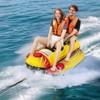Costway 2 Person Inflatable Banana Boat with Boating & Water Sports 2 EVA-padded Seats - 4 of 4