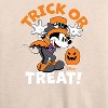 Women's - Disney - Mickey's Halloween Costume Lightweight French Terry Wide Neck Long Sleeve Shirt - 2 of 4