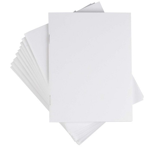 Blank Notebook 24 Pack Unlined Books Unruled Plain Travel Journals For Students School Children S Writing Books White 4 25x5 5 Target