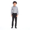 Andy & Evan  Toddler Grey Chambray Button Down Shirt - 2 of 4