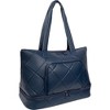 Max Studio 21 Inch Lamby Diamond Quilted Drop Bottom Duffle Bag - 4 of 4