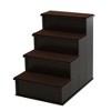 PawHut Pet Stairs, Small Pet Steps with Cushioned Removable Covering for Dogs and Cats Up To 22 Lbs. - 4 of 4