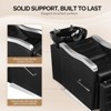 Karl Home Black Salon Shampoo Bowl and Chair Backwash Unit with Ceramic Wash Bowl - 4 of 4