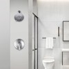 WOWOW Single Handle 5-Spray Shower Faucet 1.8 GPM with Pressure Balance, Corrosion Resistant in Brushed Nickel - 4 of 4