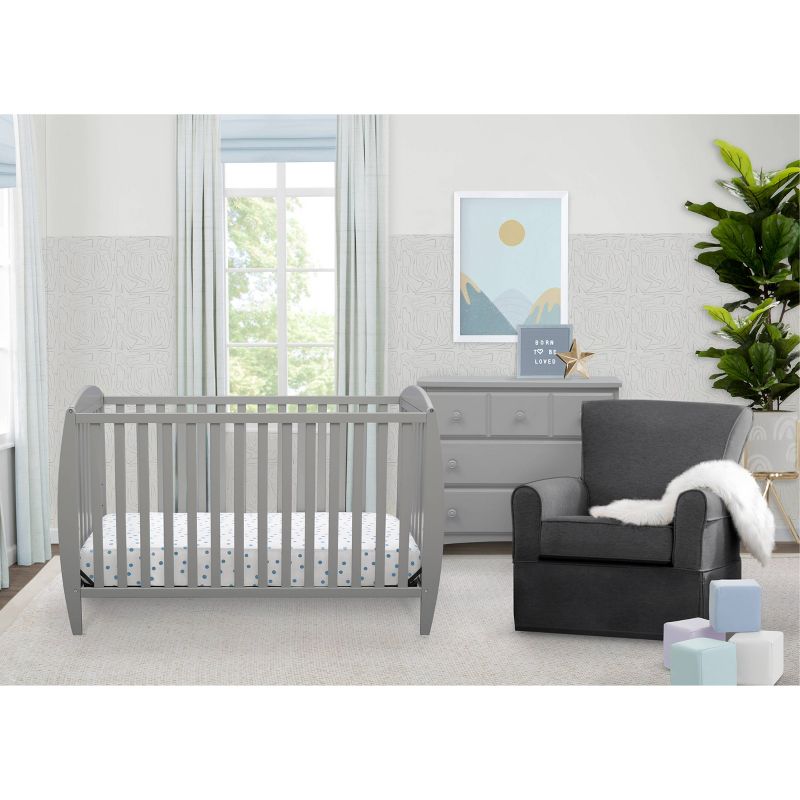 Delta Children Taylor 4-in-1 Convertible Baby Crib, 4 of 9
