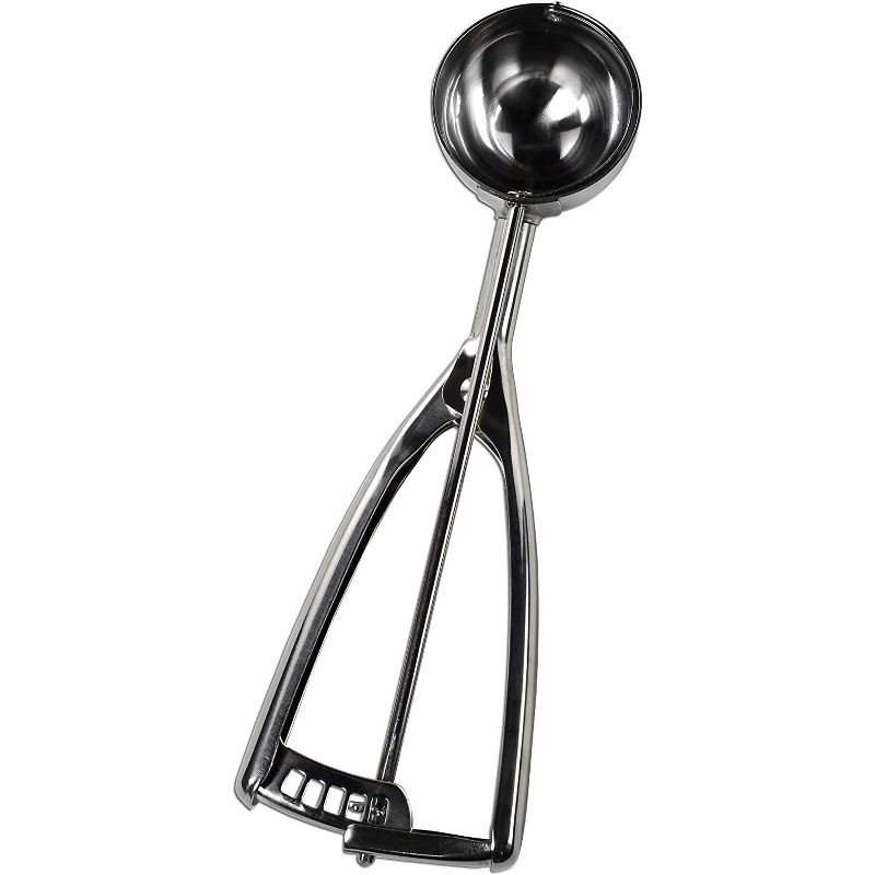 Fat Daddio's Stainless Steel Batter, Cookie Measuring Scoop, 1 of 2