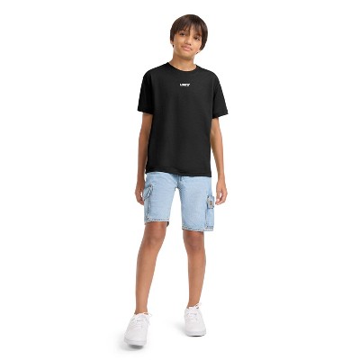 Levi's Boys' Short Sleeve Metallic Logo T-Shirt - Black XL — фото 2