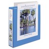 Avery Heavy-Duty Non Stick View Binder with DuraHinge and Slant Rings, 3 Rings, 1.5" Capacity, 11 x 8.5, Light Blue, (5401) - 4 of 4