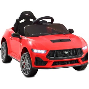 Best Choice Products Kids 12V Electric Ride-On Car Officially Licensed Ford Mustang w/ Remote, LED Lights - 1 of 4