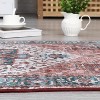 Area Rug Vintage Medallion Entryway Mat Washable Boho Floral Hallway Runner Bedroom Bedside Laundry Indoor Oriental Non-Slip Kitchen - 3 of 4