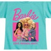 Girls' - Barbie - Love Friends Unity Fitted Short Sleeve Graphic T-Shirt - 2 of 4